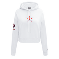 MLB HOUSTON ASTROS CLASSIC CHANDAIL À CAPUCHON COURT POUR FEMME (BLANC)