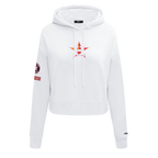 MLB HOUSTON ASTROS CLASSIC CHANDAIL À CAPUCHON COURT POUR FEMME (BLANC)
