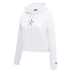 MLB HOUSTON ASTROS CLASSIC CHANDAIL À CAPUCHON COURT POUR FEMME (BLANC)