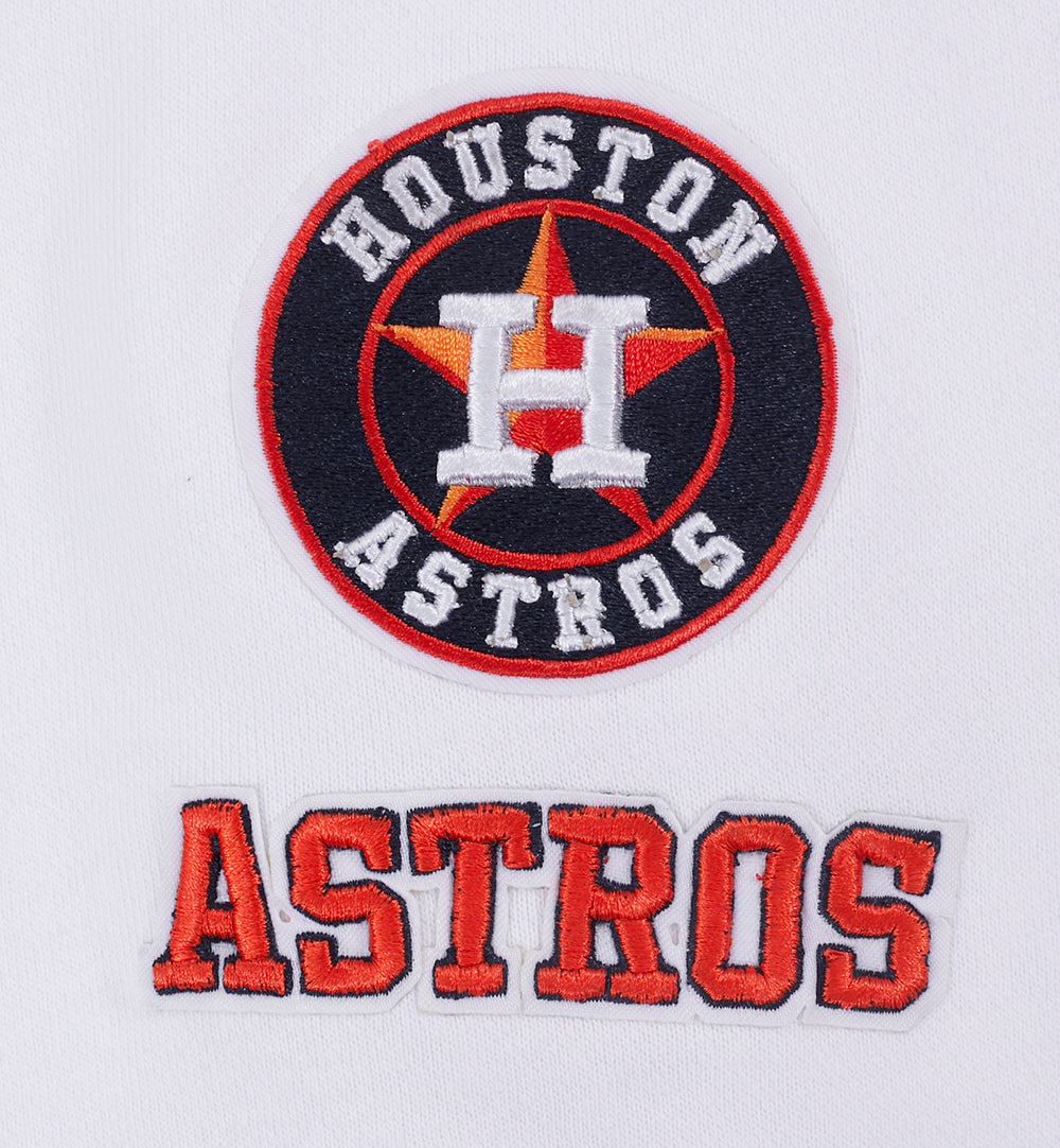 MLB HOUSTON ASTROS CLASSIC CHANDAIL À CAPUCHON COURT POUR FEMME (BLANC)