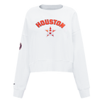 MLB HOUSTON ASTROS CLASSIC CHANDAIL À COL ROND POUR FEMME (BLANC)