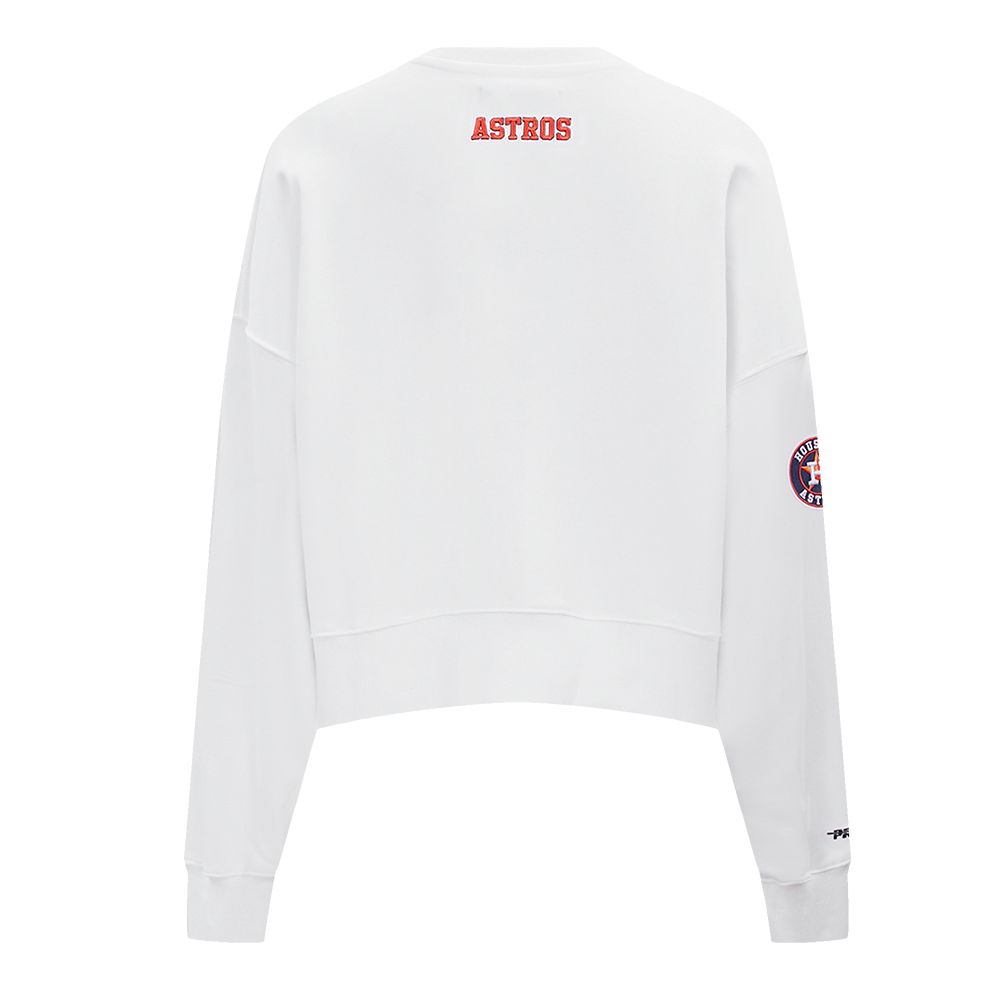 MLB HOUSTON ASTROS CLASSIC CHANDAIL À COL ROND POUR FEMME (BLANC)