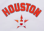 MLB HOUSTON ASTROS CLASSIC CHANDAIL À COL ROND POUR FEMME (BLANC)