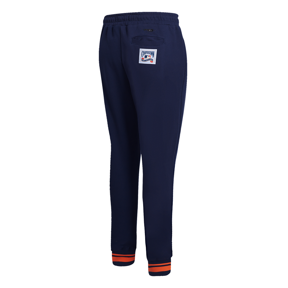 MLB HOUSTON ASTROS RETRO CLASSIC PANTALON OUATÉ POUR FEMME (MARINE MINUIT/ORANGE/MARINE MINUIT)