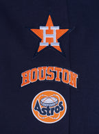 MLB HOUSTON ASTROS RETRO CLASSIC PANTALON OUATÉ POUR FEMME (MARINE MINUIT/ORANGE/MARINE MINUIT)