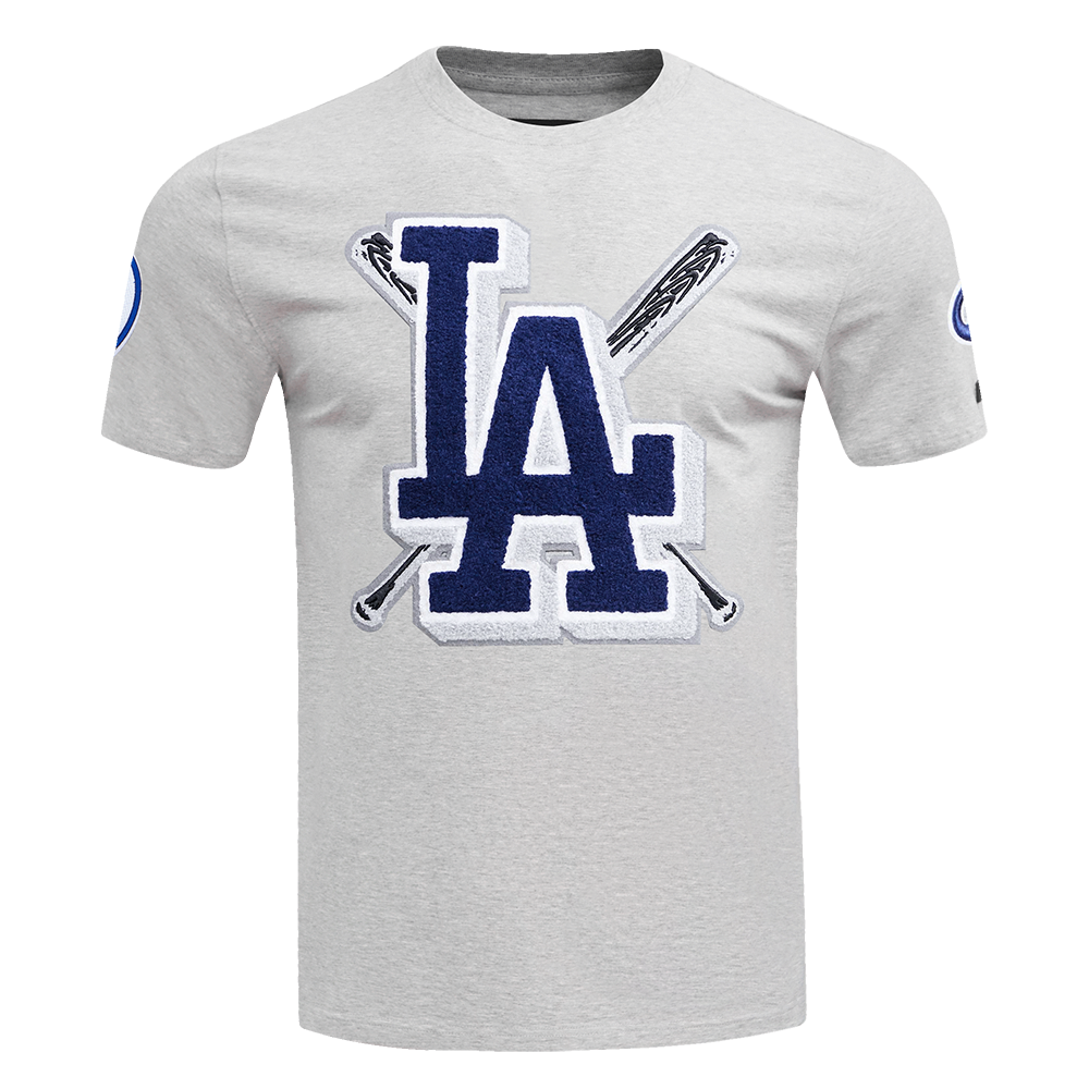 MLB LOS ANGELES DODGERS MASH UP MEN'S SJ TOP (HEATHER GREY)