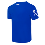 MLB KANSAS CITY ROYALS CLASSIC CHENILLE HAUT EN JERSEY SIMPLE POUR HOMME (BLEU ROYAL)