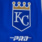 MLB KANSAS CITY ROYALS CLASSIC CHENILLE HAUT EN JERSEY SIMPLE POUR HOMME (BLEU ROYAL)