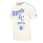 MLB KANSAS CITY ROYALS RETRO CLASSICS MEN'S TOP (EGGSHELL/UNIVERSITY BLUE)