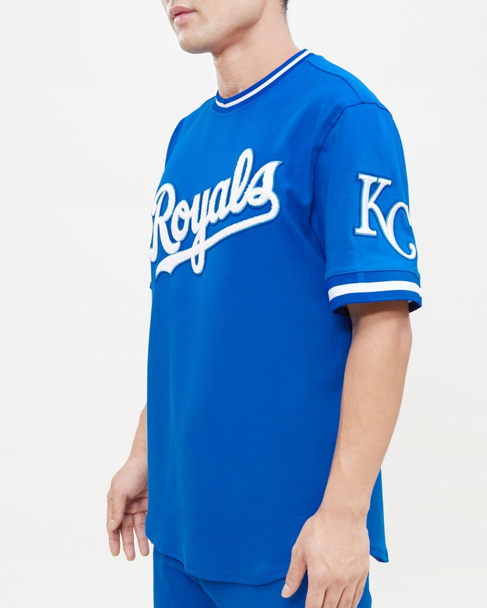 MLB KANSAS CITY ROYALS CLASSIC CHENILLE MEN'S TOP (ROYAL BLUE)