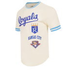 MLB KANSAS CITY ROYALS RETRO CLASSIC MEN'S TOP (EGGSHELL/ UNIVERSITY BLUE)