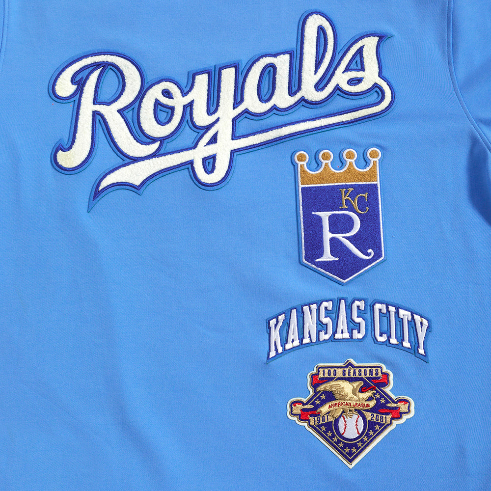 MLB KANSAS CITY ROYALS RETRO CLASSIC MEN'S TOP (UNIVERSITY BLUE)