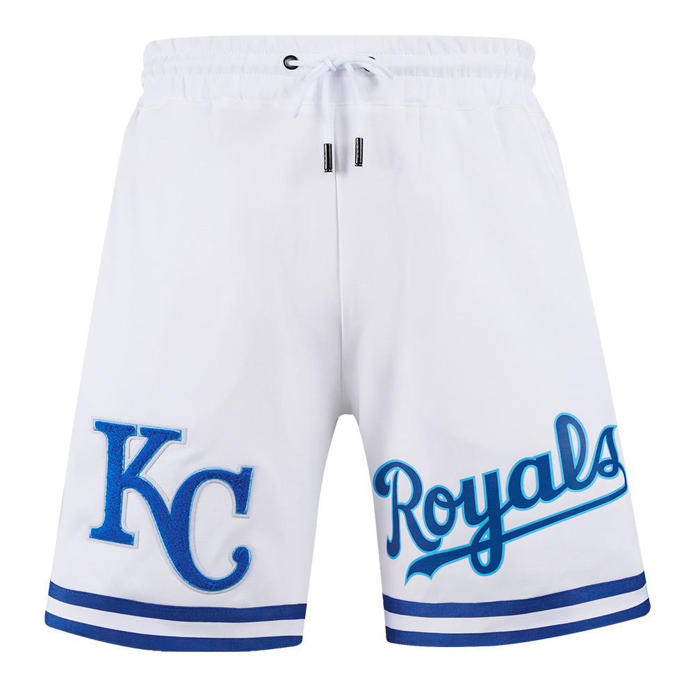 MLB KANSAS CITY ROYALS CLASSIC CHENILLE MEN'S SHORT (WHITE)