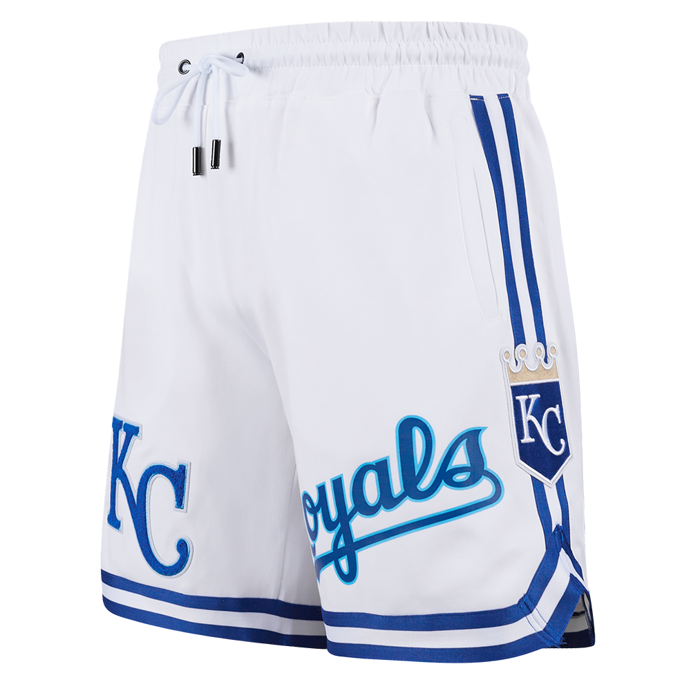 MLB KANSAS CITY ROYALS CLASSIC CHENILLE MEN'S SHORT (WHITE)