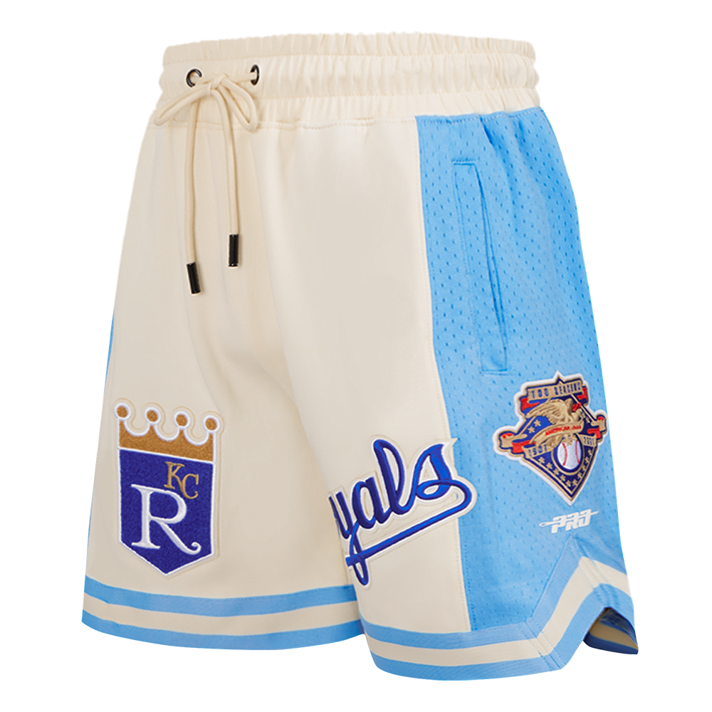 MLB KANSAS CITY ROYALS RETRO CLASSIC MEN'S 2.0 SHORT (EGGSHELL/ UNIVERSITY BLUE)