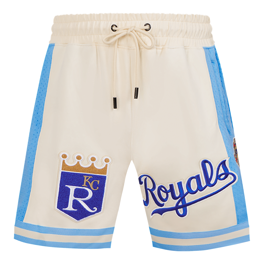 MLB KANSAS CITY ROYALS RETRO CLASSIC MEN'S 2.0 SHORT (EGGSHELL/ UNIVERSITY BLUE)