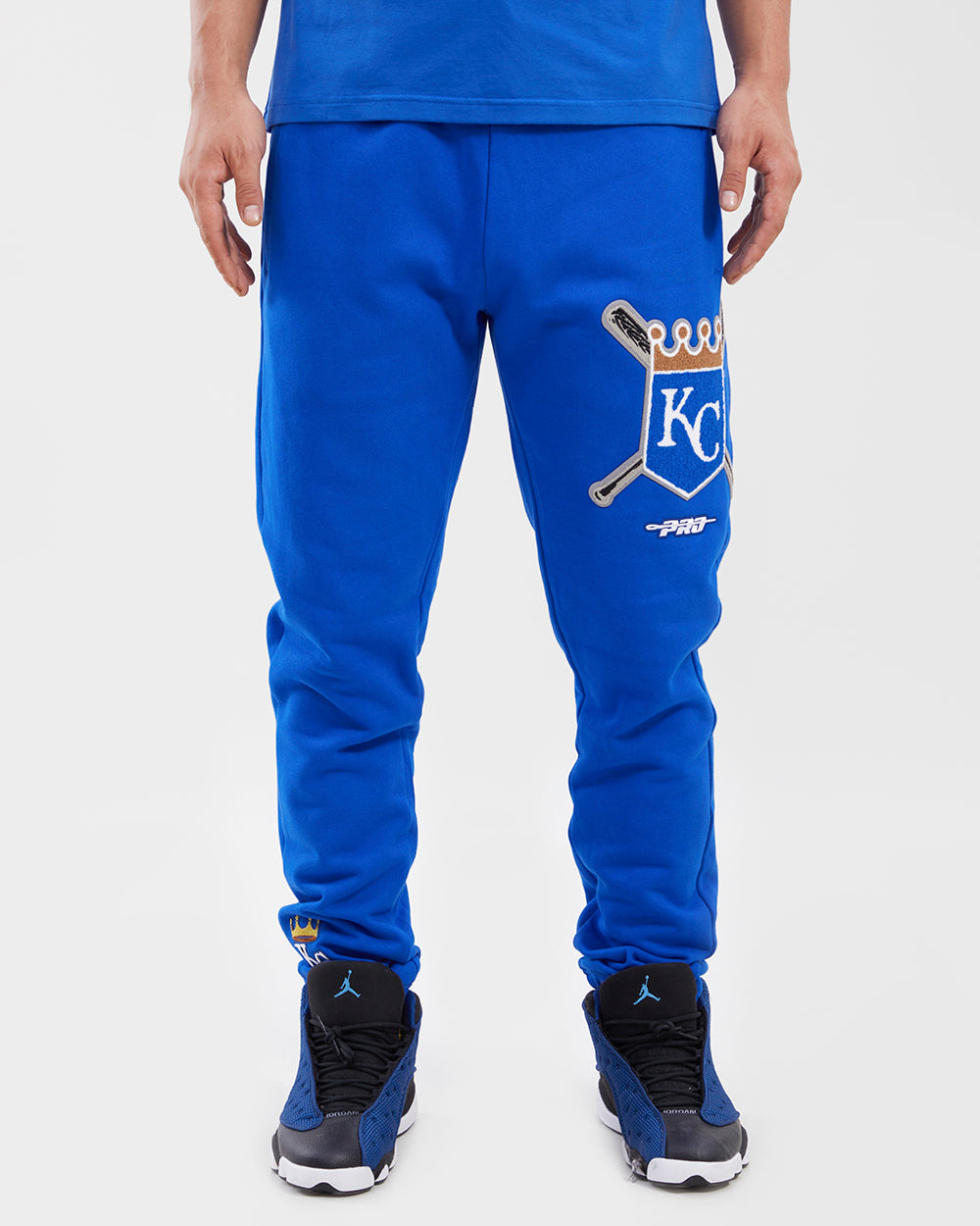 MLB KANSAS CITY ROYALS MASHUP LOGO MEN'S SWEATPANT (ROYAL BLUE)