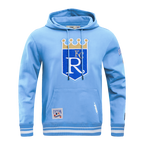 MLB KANSAS CITY ROYALS RETRO CLASSIC MEN'S PULLOVER HOODIE (UNIVERSITY BLUE)