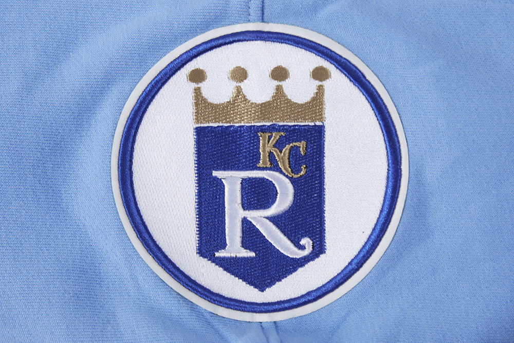 MLB KANSAS CITY ROYALS RETRO CLASSIC MEN'S PULLOVER HOODIE (UNIVERSITY BLUE)