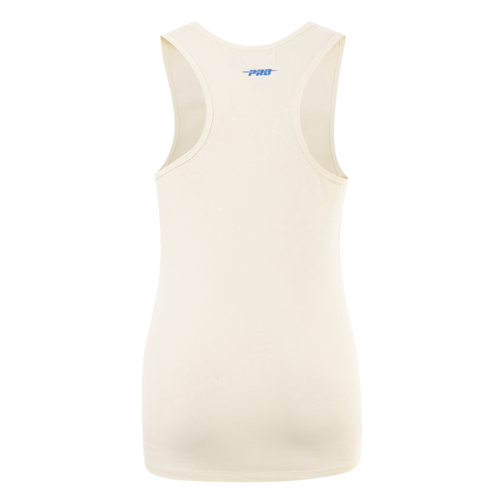MLB KANSAS CITY ROYALS TRIPLE TONAL CAMISOLE DOS NAGEUR À COUPE DÉCONTRACTÉE POUR FEMME (COQUILLE D'ŒUF)