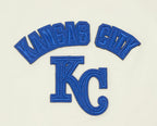 MLB KANSAS CITY ROYALS TRIPLE TONAL CAMISOLE DOS NAGEUR À COUPE DÉCONTRACTÉE POUR FEMME (COQUILLE D'ŒUF)