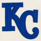 MLB KANSAS CITY ROYALS TRIPLE TONAL T-SHIRT EN JERSEY SIMPLE À COUPE CARRÉE POUR FEMME (COQUILLE D'ŒUF)