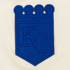 MLB KANSAS CITY ROYALS TRIPLE TONAL T-SHIRT EN JERSEY SIMPLE À COUPE CARRÉE POUR FEMME (COQUILLE D'ŒUF)