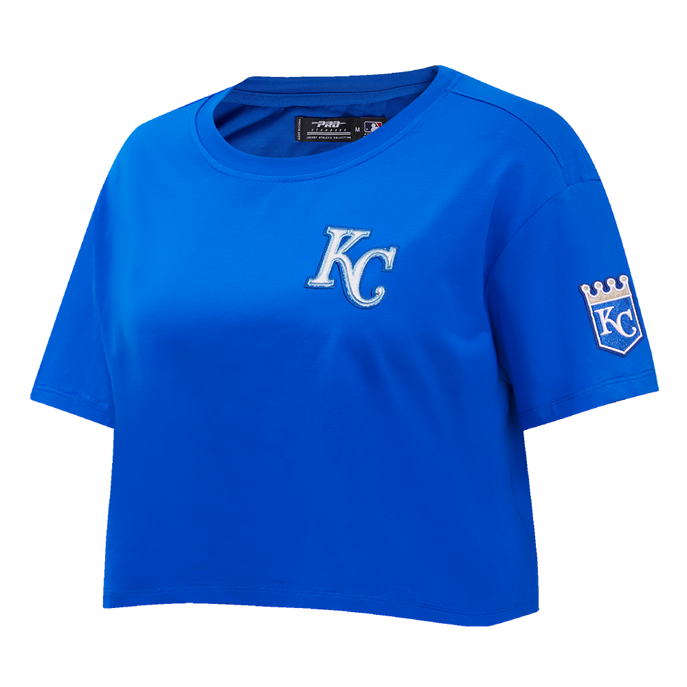 MLB KANSAS CITY ROYALS CLASSIC WOMEN'S BOXY TOP (ROYAL BLUE)