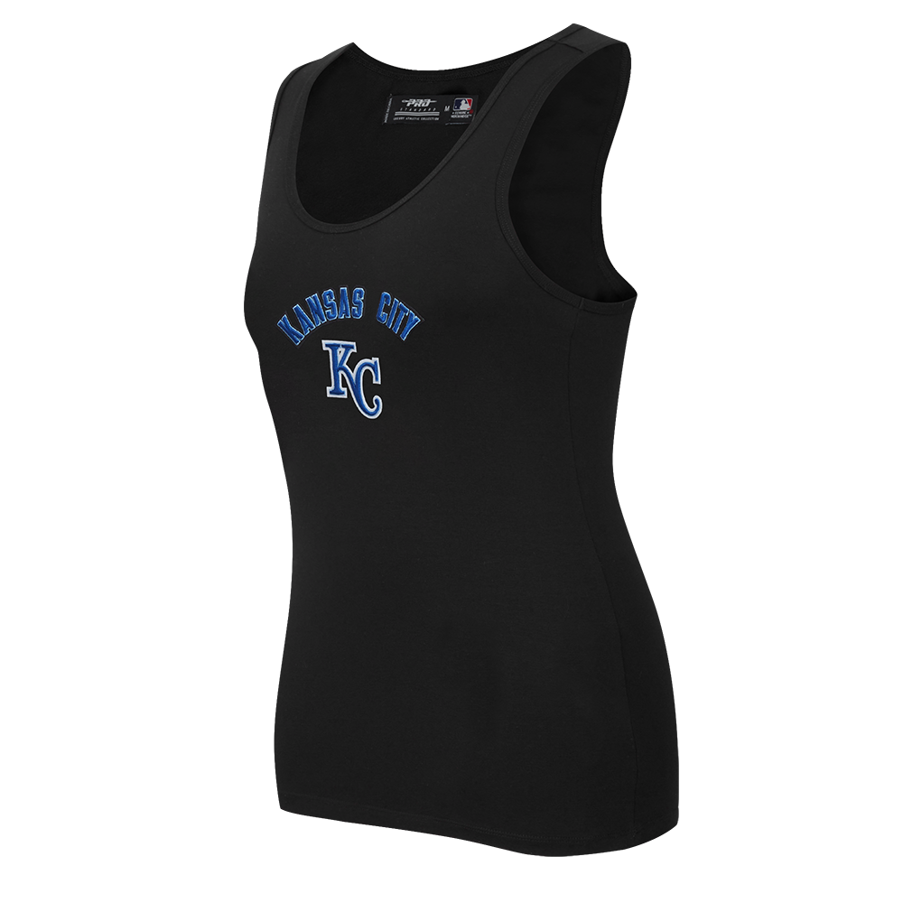 MLB KANSAS CITY ROYALS CLASSIC WOMEN'S RELAXED FIR RACERBACK (BLACK)