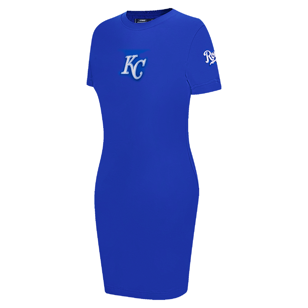 MLB KANSAS CITY ROYALS CLASSIC WOMEN'S BODYCON DRESS (ROYAL BLUE)