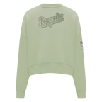 MLB KANSAS CITY ROYALS NEUTRAL CHANDAIL À COL ROND EN MOLLETON (VERT MOUSSE)
