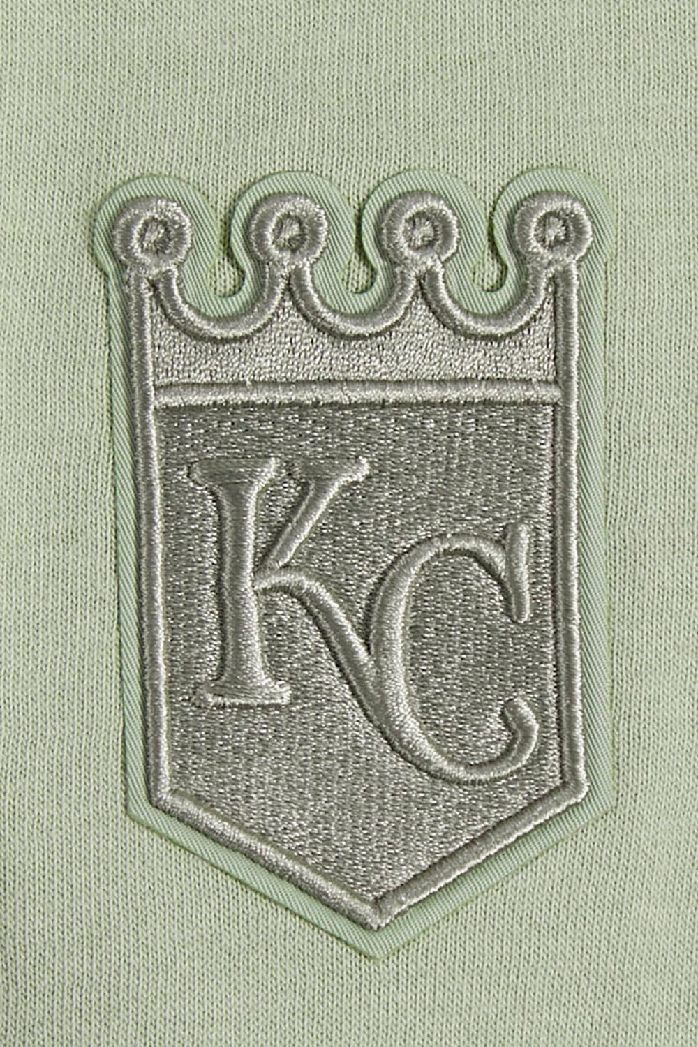 MLB KANSAS CITY ROYALS NEUTRAL CHANDAIL À COL ROND EN MOLLETON (VERT MOUSSE)