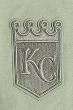 MLB KANSAS CITY ROYALS NEUTRAL CHANDAIL À COL ROND EN MOLLETON (VERT MOUSSE)