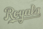 MLB KANSAS CITY ROYALS NEUTRAL CHANDAIL À COL ROND EN MOLLETON (VERT MOUSSE)