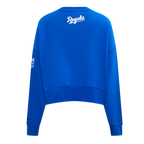 MLB KANSAS CITY ROYALS CLASSIC WOMEN'S CREWNECK (ROYAL BLUE)