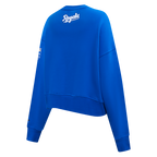MLB KANSAS CITY ROYALS CLASSIC WOMEN'S CREWNECK (ROYAL BLUE)