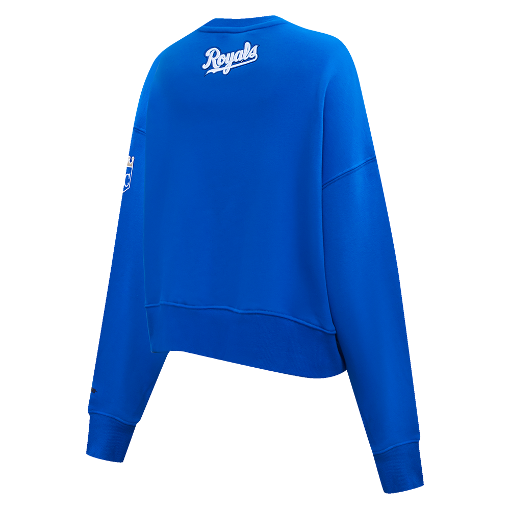 MLB KANSAS CITY ROYALS CLASSIC WOMEN'S CREWNECK (ROYAL BLUE)