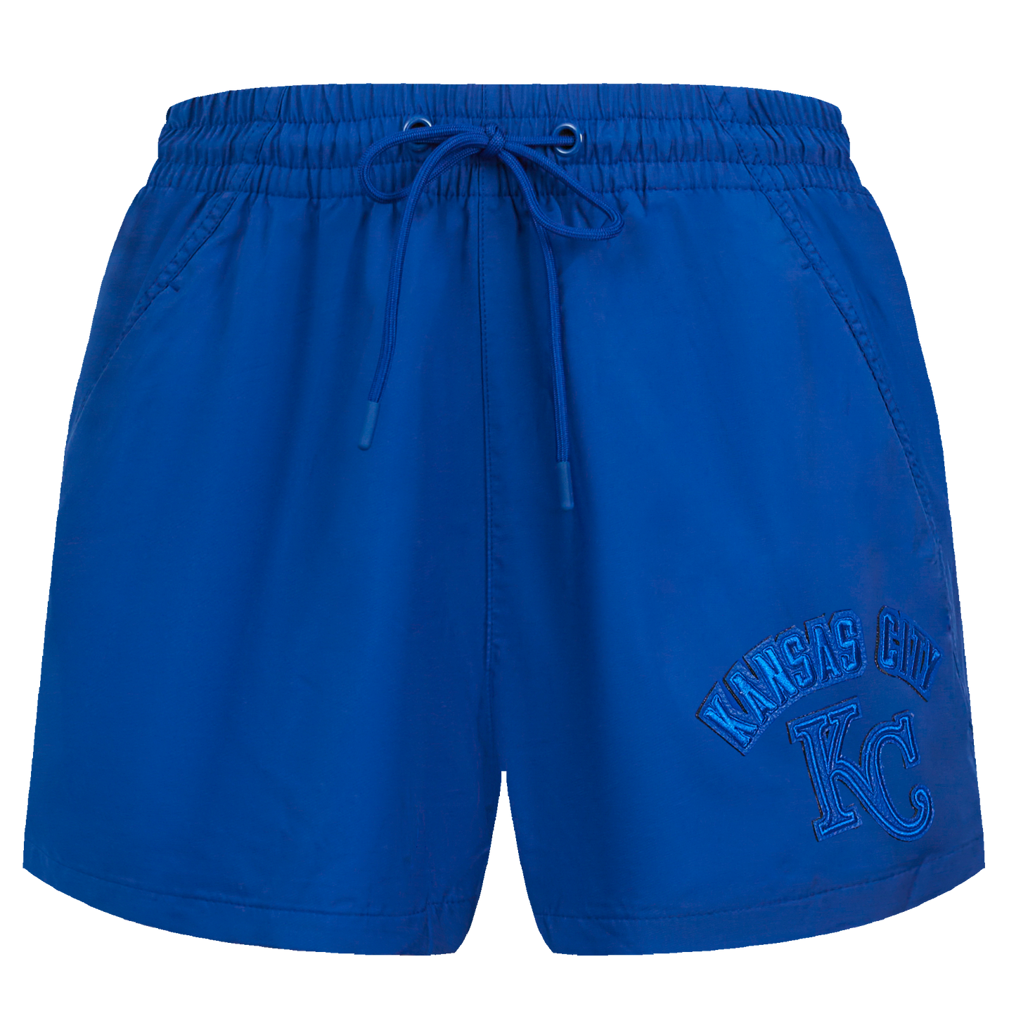 MLB KANSAS CITY ROYALS TRIPLE TONAL W WOVEN WOMEN'S SHORT (ROYAL BLUE)