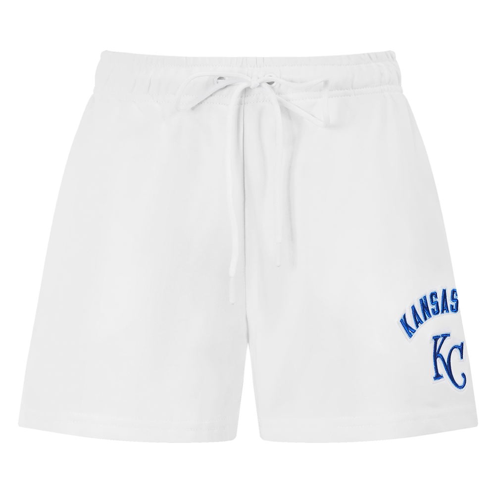 MLB KANSAS CITY ROYALS CLASSIC WOMEN'S FLEECE SHORT (WHITE)