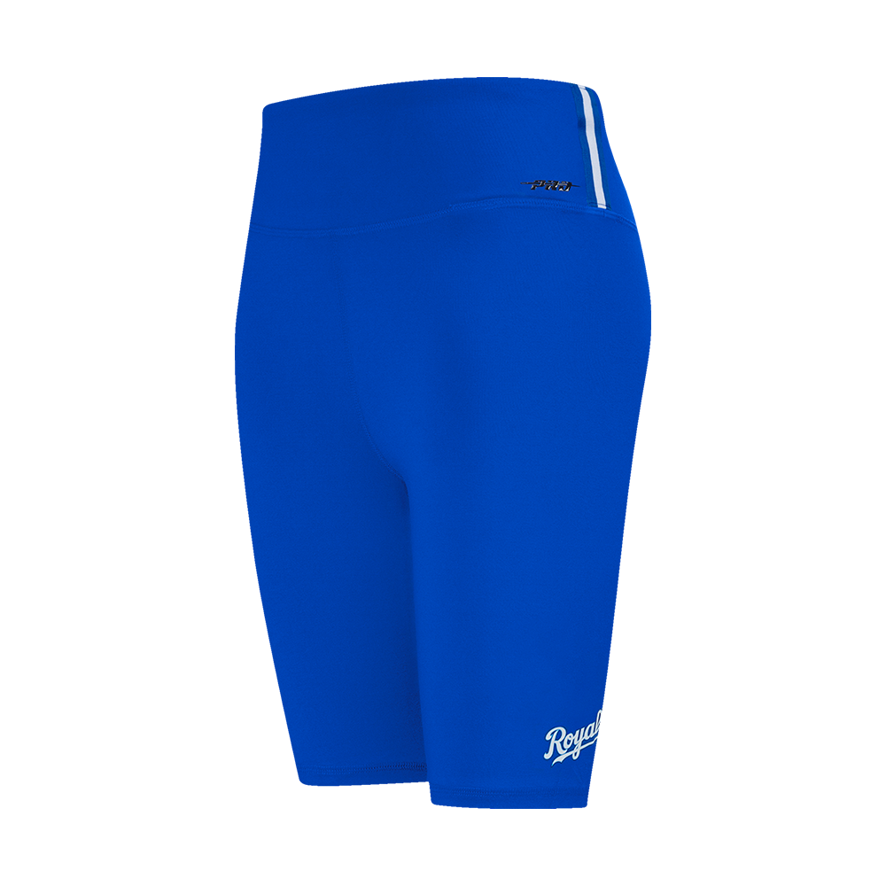 MLB KANSAS CITY ROYALS CLASSIC WOMEN'S COTTON BIKE SHORT (ROYAL BLUE)