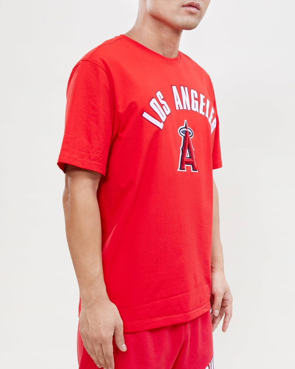 MLB LOS ANGELES ANGELS CLASSIC BRISTLE MEN'S TOP (RED)