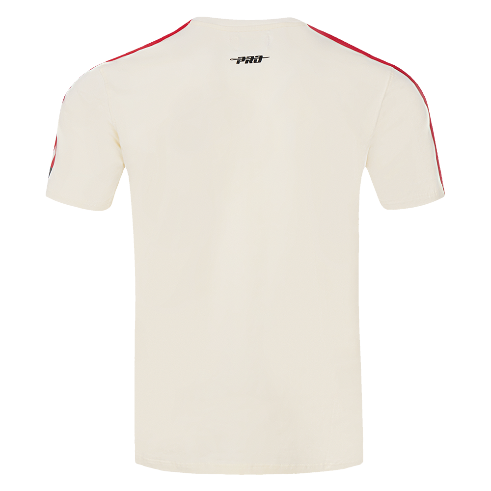 MLB LOS ANGELES ANGELS RETRO CLASSIC MEN'S STRIPED TOP (EGGSHELL/ RED)