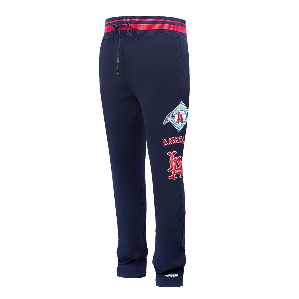 MLB LOS ANGELES ANGELS RETRO CLASSIC PANTALON OUATÉ POUR HOMME (MARINE MINUIT/ROUGE/MARINE MINUIT)