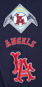 MLB LOS ANGELES ANGELS RETRO CLASSIC PANTALON OUATÉ POUR HOMME (MARINE MINUIT/ROUGE/MARINE MINUIT)