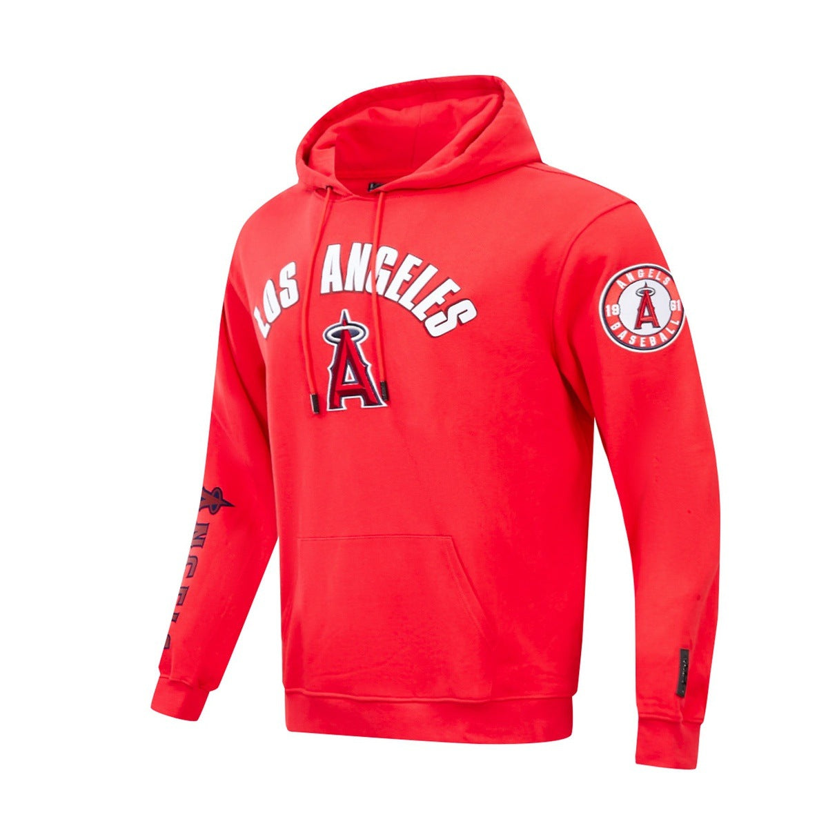 MLB LOS ANGELES ANGELS CLASSIC MEN'S PULLOVER HOODIE (RED)