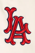 MLB LOS ANGELES ANGELS RETRO CLASSIC MEN'S PULLOVER HOODIE (EGGSHELL/RED)