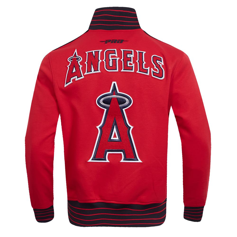 MLB LOS ANGELES ANGELS CURRENT LOGO PRO GAME DAY MEN'S DK JACKET (RED/BLACK/WHITE)