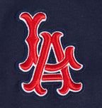 MLB LOS ANGELES ANGELS RETRO CLASSIC CHANDAIL À CAPUCHON COURT CÔTELÉ POUR FEMME (MARINE MINUIT/ROUGE/MARINE MINUIT)