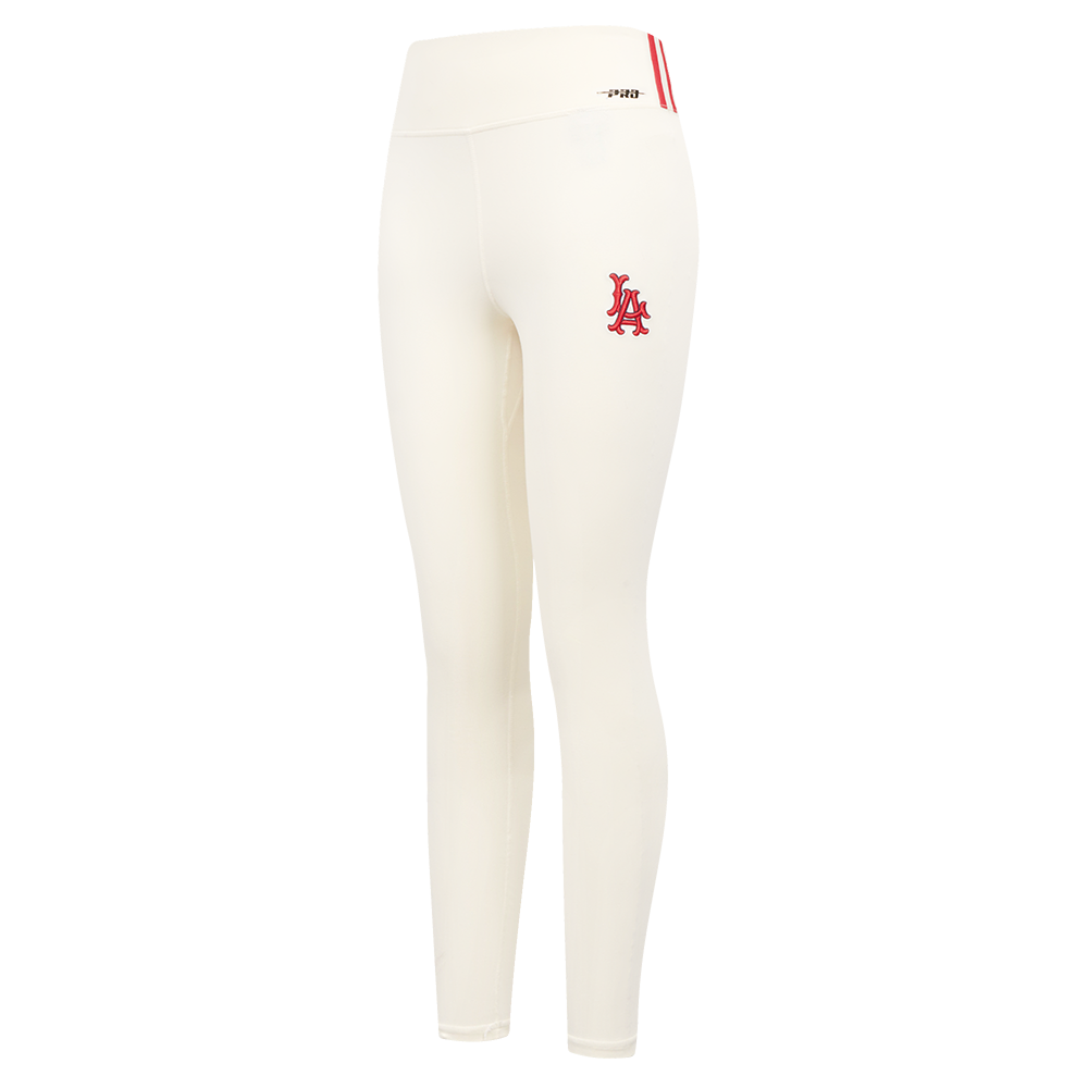 MLB LOS ANGELES ANGELS RETRO CLASSIC WOMEN'S JERSEY LEGGING (EGGSHELL)