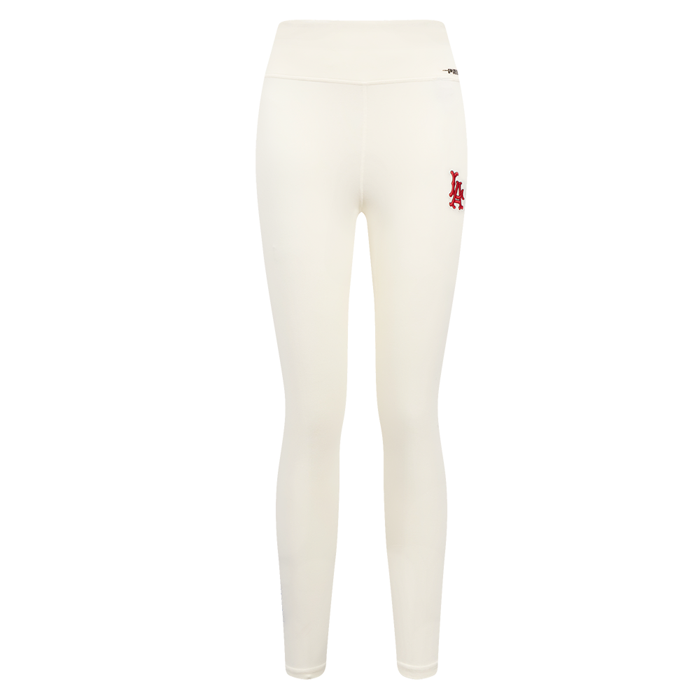 MLB LOS ANGELES ANGELS RETRO CLASSIC WOMEN'S JERSEY LEGGING (EGGSHELL)